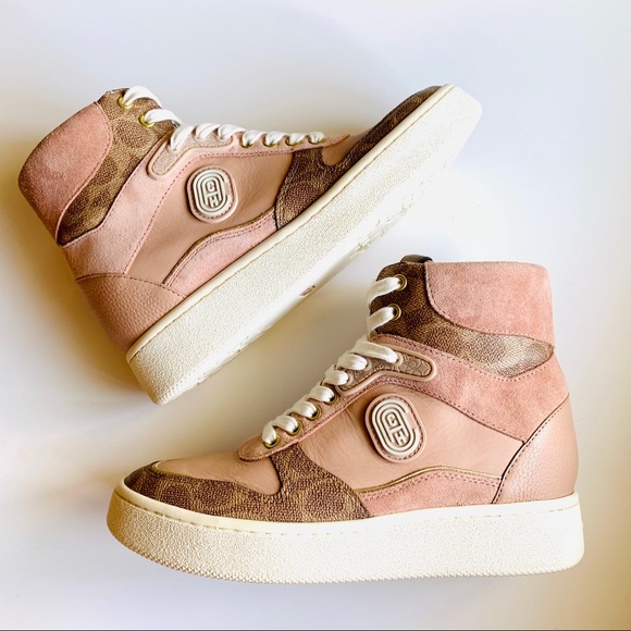 Coach women’s hightop sneakers- size 8- NEVER WORN - Picture 2 of 11